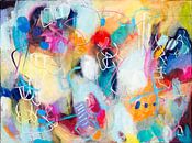 Funked Up - abstract schilderij van Qeimoy thumbnail