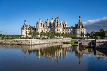 Kasteel van Chambord in de Loirevallei, Chambord, Frankrijk van Peter Schickert