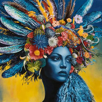 Jaune - Beige - Nature, beauté Portraits féminins 08