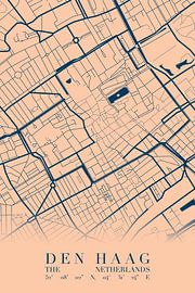 City map The Hague by Walljar