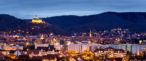 Panorama Wernigerode heure bleue