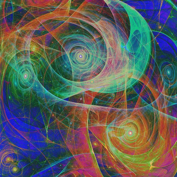 Multicolored Vortex 1 par Georgia Chagas
