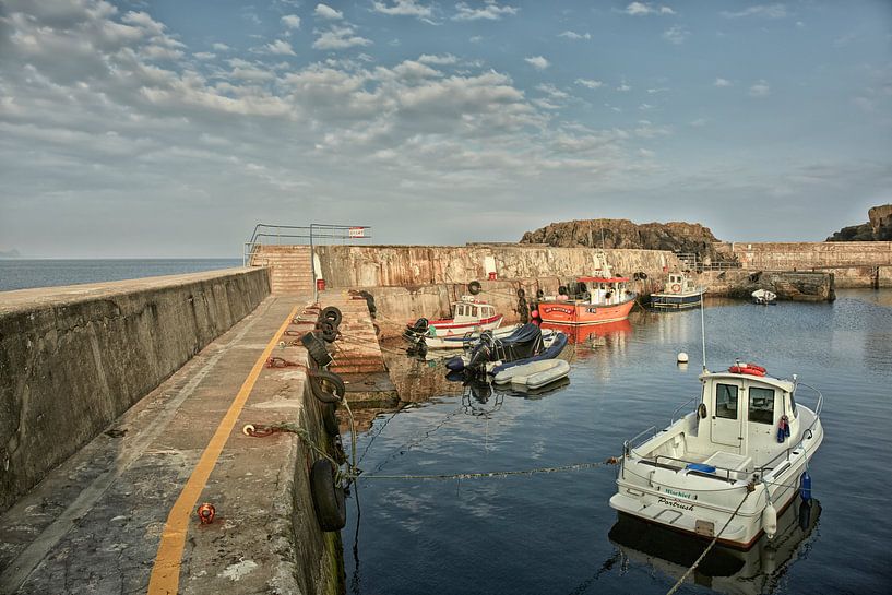 Port en Irlande, Portstewart. Une petite ville du comté de London-derry, Irlande du Nord par Tjeerd Kruse