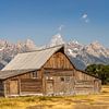 Grand Teton National Park, USA, T.A. Moulton Barn op Mormon Row van Jeroen van Deel