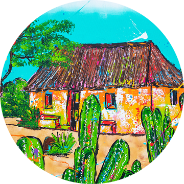 Kunuku huis Curaçao van Happy Paintings