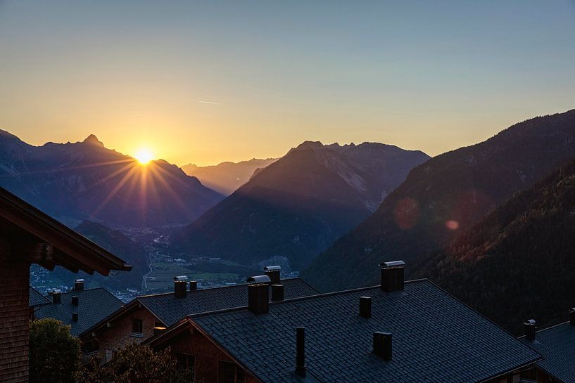 Sunrise in Bürserberg by Rob Boon