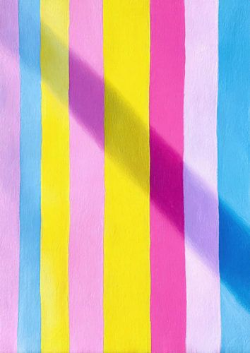 Pastelstrepen met lichte schaduwen