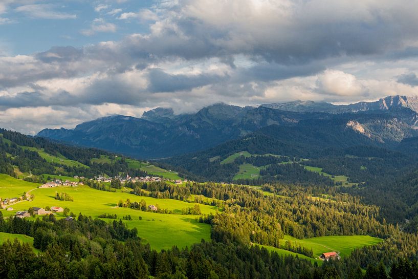 Beautiful alpine panorama in Vorarlberg by Oliver Hlavaty