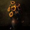 Nature morte de la fleur de tournesol royale Ode à Vincent van Gogh sur Flower artist Sander van Laar