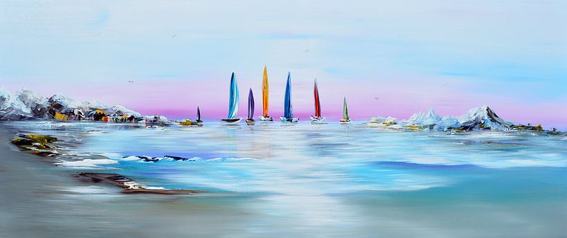 Sailing by Gena Theheartofart
