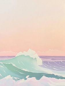 Vagues pastel