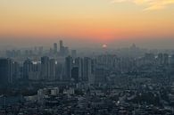 Sonnenuntergang in Seoul von Tom Uhlenberg Miniaturansicht