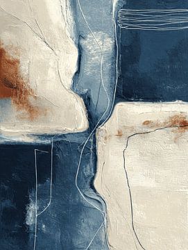 Gezeiten-Linien von Japandi Art Studio