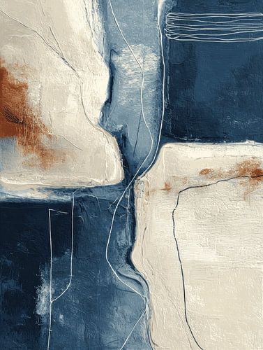 Gezeiten-Linien von Japandi Art Studio