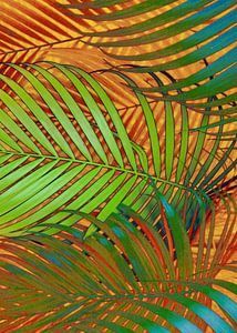 TROPICAL LEAVES POP-ART no2 von Pia Schneider