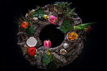Flower arrangement by jacky weckx