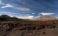 Wild vulkaanlandschap in Bolivia