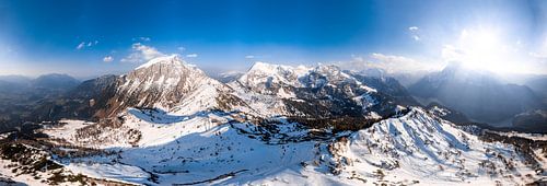Wintermagie boven Berchtesgadener Land