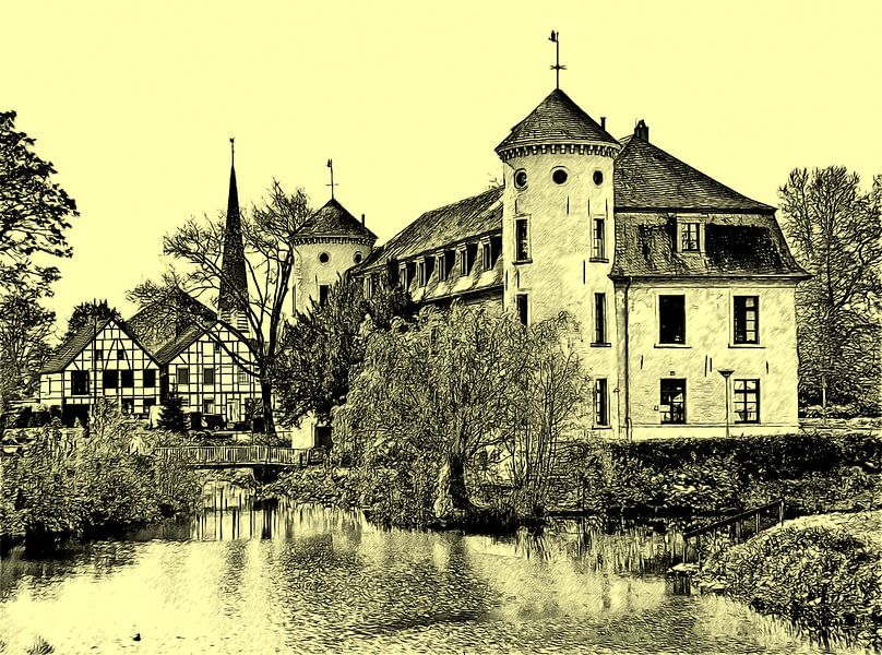 Horneburg Graphique par Edgar Schermaul