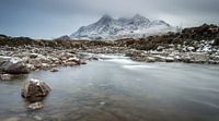 Bach bei der Sligachan-Brücke  von Martijn van Dellen Miniaturansicht