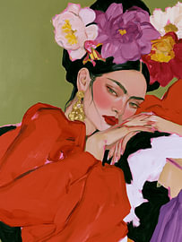 Colourful woman by Art in color
