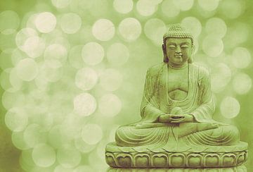 buddha light green von Hannes Cmarits