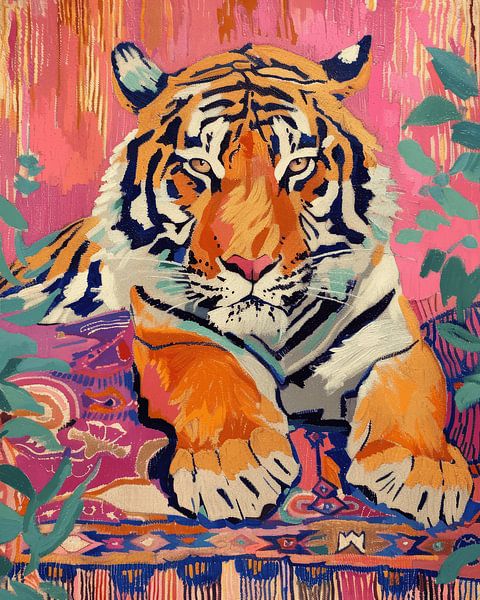 Bunter Tiger von Studio Allee