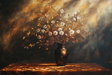 Sonnenbeschienene Vase