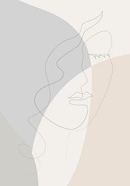 Frau vor einem schönen Hintergrund von Marcel Derweduwen