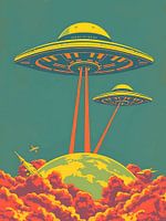 Futuristische Landschaft