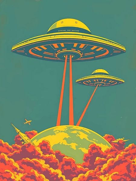 Futuristisch landschap van rendyokt rendy