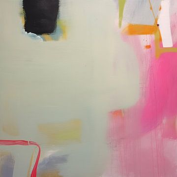 Kleurrijk minimalistisch abstract van Studio Allee