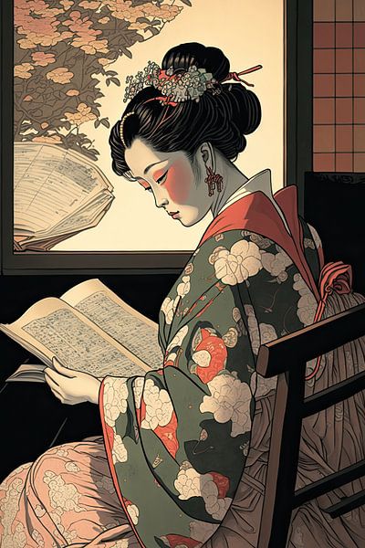 Zauberhafte Geisha, Harmonie der Schönheit von Peter Balan