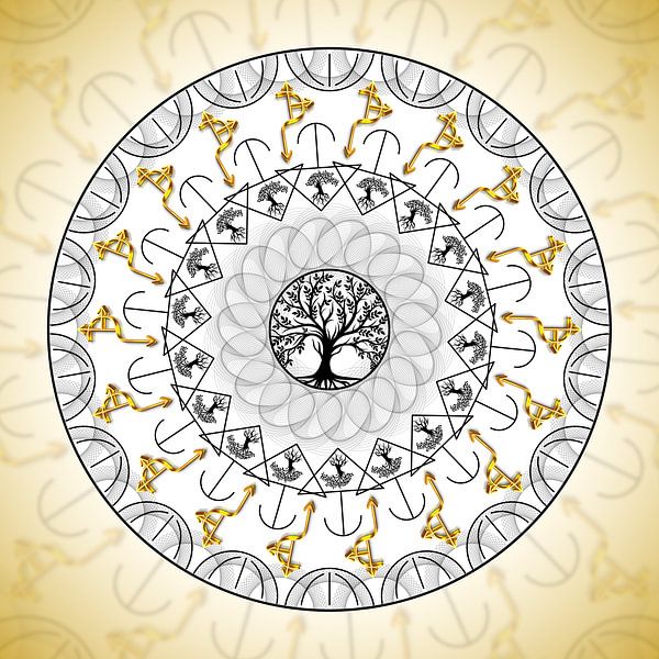 Crystal Mandala Joy of Life by SHANA-Lichtpionier