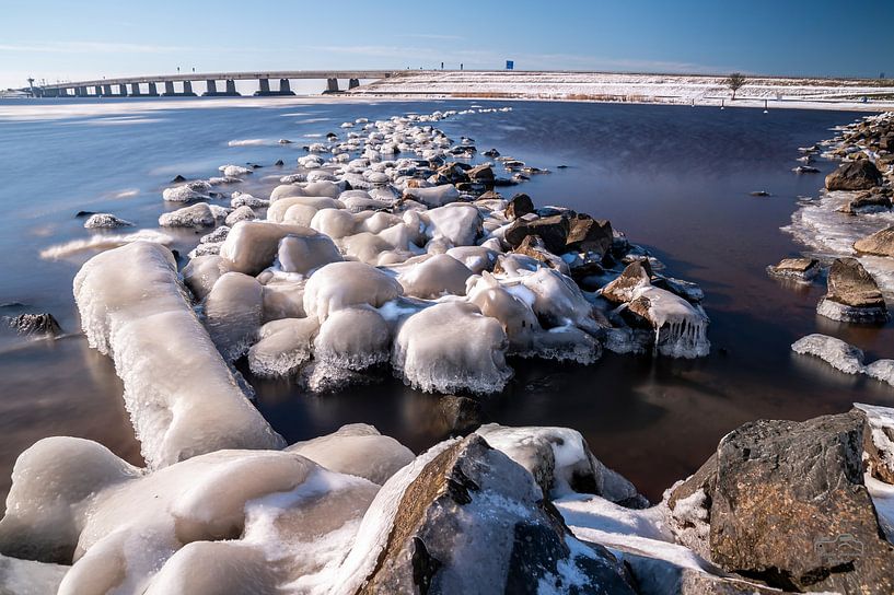Winter under the Ketelbrug by Martien Hoogebeen Fotografie