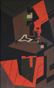 Maria Blanchard - Stilleben mit roter Lampe (1916-1918)