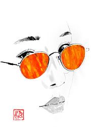 oange glasses von Péchane Sumie