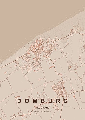 Domburg Plattegrond