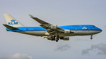 KLM-Passagierflugzeug Boeing 747-400. von Jaap van den Berg