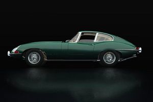 Jaguar E Type Seitenansicht von Jan Keteleer