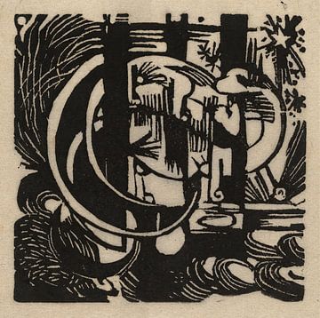 Hagedissen (1912) van Franz Marc van Peter Balan