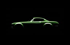 Green vintage sports car von Andreas Berheide Photography