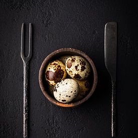 Quail's egg by Sylvia Fransen