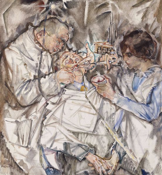 Max Oppenheimer, dentist, 1913 by Atelier Liesjes