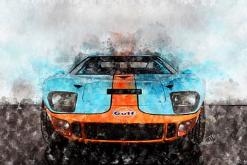 Ford GT40 Front by Theodor Decker