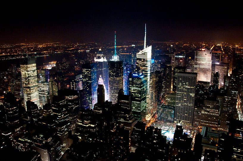 Manhattan by Night, New York par Maurice Moeliker