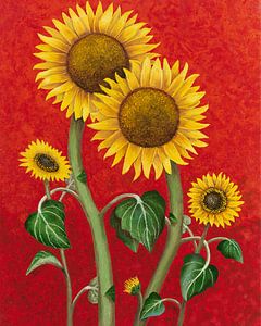 Familie der Sonnenblumen von Russell Hinckley