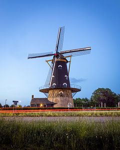 Kerkhovense Molen Oisterwijk Sentiers de lumière du soir