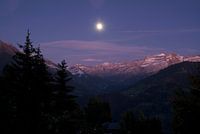 Maan over de Alpen, Zwitserland