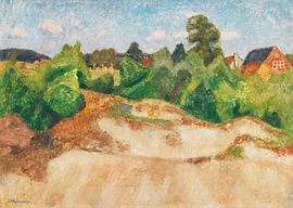Summer dune landscape in Quelkhorn, Otto Modersohn